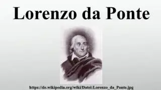 Lorenzo da Ponte