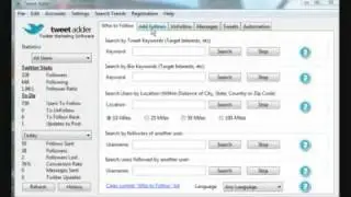 Free Demo - How to add Twitter Followers - Twitter Add Bot Software
