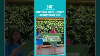 Extinction Rebellion Activists Vandalise NYC Apple Store, Demands Tech Giant To Cut Ties With Trump