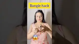 Bangle hack😱 diy Korean ring🤫 #shorts #diy #craft #kannada