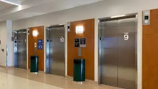 Slow Otis Series 4 Hydraulic Elevators | Building 3 | Alexius Medical Center | Hoffman Estates, IL