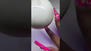 Chunky bling nail tutorial using &ldquo;Floris&rdquo; from Madam Glam #nailtutorial #nailtutorials #nailartclips