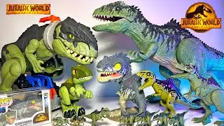 Распаковка нового гигантского гиганотозавра! Коллекция игрушек «Giganotosaurus Jurassic World Dom...