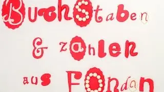 Buchstaben aus Fondant: Umgang mit Ausstechern und Freihand-Techniken