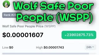 How to buy Wolf Safe Poor People (WSPP) Crypto/Token IN PANCAKESWAP USING BSC Matamask/TRUST WALLET