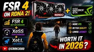 HOW to use fsr4 and xess frame gen on older GPUs in Last Of US 2