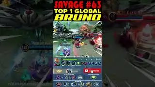 Savage #63 | Top 1 Global Bruno by WavesEx  | Best Build & New Emblem System Guide