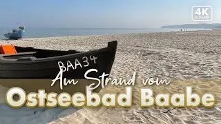 Ostseestrand von Baabe - Rügen Urlaub 2022 (4K Walk)
