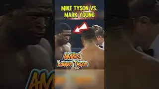Mike Tyson Vs. Mark Young || Pukulan Tyson KO kan lawan dengan singkat #boxing #miketyson