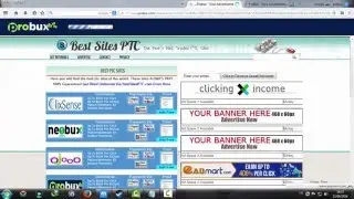 click and view bux sites while navigating in other sites