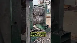 Deinsulate the high voltage wire and pull the copper wire out between the double rollers.