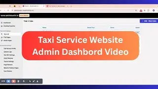 24-Oct-2025 Updated Taxi Service Website Admin Dashboard - My Cab Portal