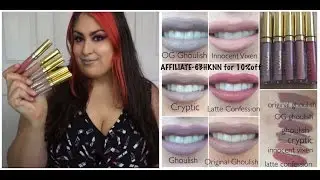 LaSplash Bare It All Bundle Lip Couture Review Swatches