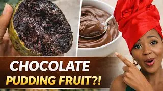 Этот фрукт на вкус как пудинг? Дегустация черной сапоты впервые.