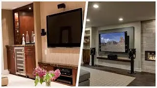 75 Brown Floor And White Floor Basement Design Ideas You'll Love ⭐️