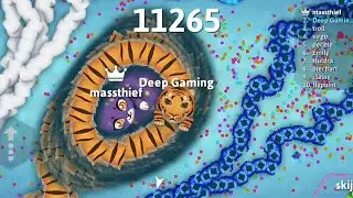 Snake.io Taiga Skin Smart Trap 😱 | Hecate Outplayed 🐍🔥 Deep Gaming 