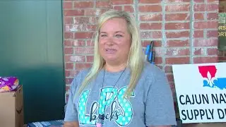 Ascension Parish Lakeside Primary donation drive for Hurricane Laura victims in Iowa, LA