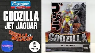 Playmates Toys Godzilla: Jet Jaguar Figure Unboxing & Review | The PopComplex
