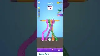 Tangle Master Gameplay Level 47 (Android, iOS) #tanglemaster3d #ytshorts #gaming