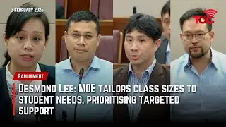 Desmond Lee: MOE tailors class sizes to student needs, prioritising targeted support