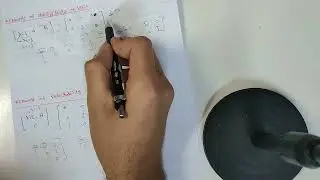 Calculate Rank of Matrix by Echelon Row Method || حساب رتبة المصفوفة باستخدام Echelon Row
