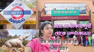 Puri to Nandankanan trip at Rs 40? Bus safari ride এ কি কি দেখা যায়? #puritonandankanan #puri 