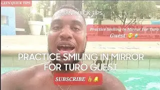 Practice Smiling In Mirror For Turo Guest 😁🪞