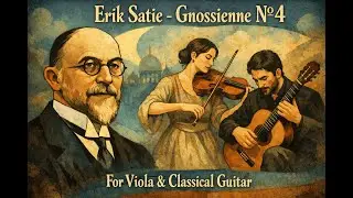Erik Satie - Gnossienne N&ordm;4. For Viola and Classical Guitar.