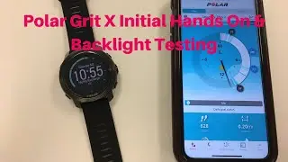 Polar Grit X Initial Hands On Review for CrossFit & Backlight Test www.CF-Tracking.com