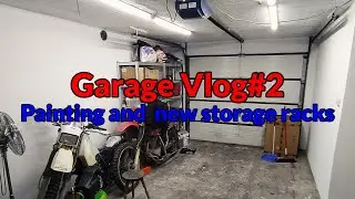 GarażowyVlog#2 - Malowanie ścian i nowe regały
