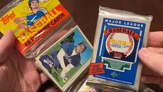 OLD CARDS, NEW YEAR! HOFers & Stars from 1981 Topps Rack Pack & 1989 Upper Deck #openingpacks 