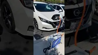 Vehicle to Home (V2H) demo with a Model Year 2018 Nissan LEAF