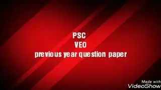 PSC VEO Previous question paper