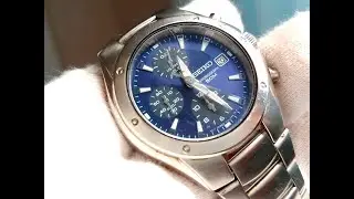 SEIKO Chronograph 7T92-0FX0 Quartz Wrist Watch
