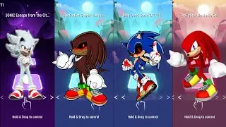 Hyper Sonic - Knuckles Exe - Sonic Exe - Knuckles - Tiles Hop