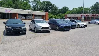 Snuck into a Cruise with some Ford ST's (POV Drive)
