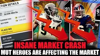 INSANE MARKET CRASH! HOW MUT HEROES DESTROYED THE MARKET! TAKE ADVANTAGE! | MADDEN 20  ULTIMATE TEAM