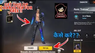 HOW TO GET ELITE HAYATO CHARACTER | MISSIONS TO UNLOCK ELITE HAYATO CHARACTER IN FREEFIRE| GARENA FF