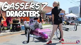 Super Loud Nitro Funny Cars at Gassers 7 Rev Fest Car Show 2021