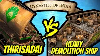 200 THIRISADAI vs 200 HEAVY DEMOLITION SHIPS | AoE II: Definitive Edition