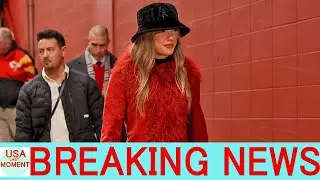 Taylor Swift Wears a Bold Red Jacket at Travis Kelce&rsquo;s Christmas Day Chiefs Game
