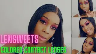 BEST AFFORDABLE NATURAL COLORED CONTACTS LENSES FOR DARK EYES | LENSWEETS REVIEW & TRY ON HAUL