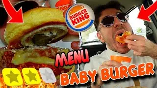JE MANGE COMME UN GROS SAC 3 NOUVEAUX BABY BURGER ✨️ Burger King Christmas Edition