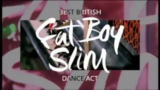 Fatboy Slim win Dance Act presented by Audley Harrison & Denise Lewis | BRIT Awards 2001