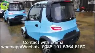 EEC L6e/L7e Electric Car with 2 seater in the front for city use