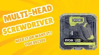 Take a look at the Ryobi Multi-Head Screwdriver and decide if you need one!