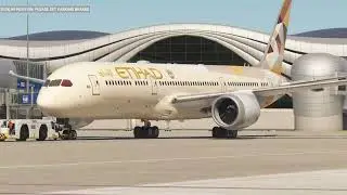 EY713 Etihad 787-9 Flight from AUH-CAI