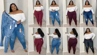 These JEANS!!! | YMI Plus Size (24) Denim Try-On Haul