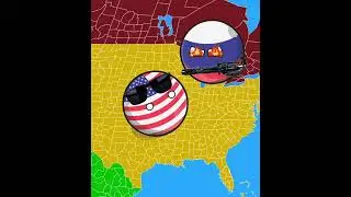 Америка и кисель #countryballs #анимация#актив#подпишись