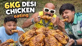 6KG Desi Chicken Eating 😍